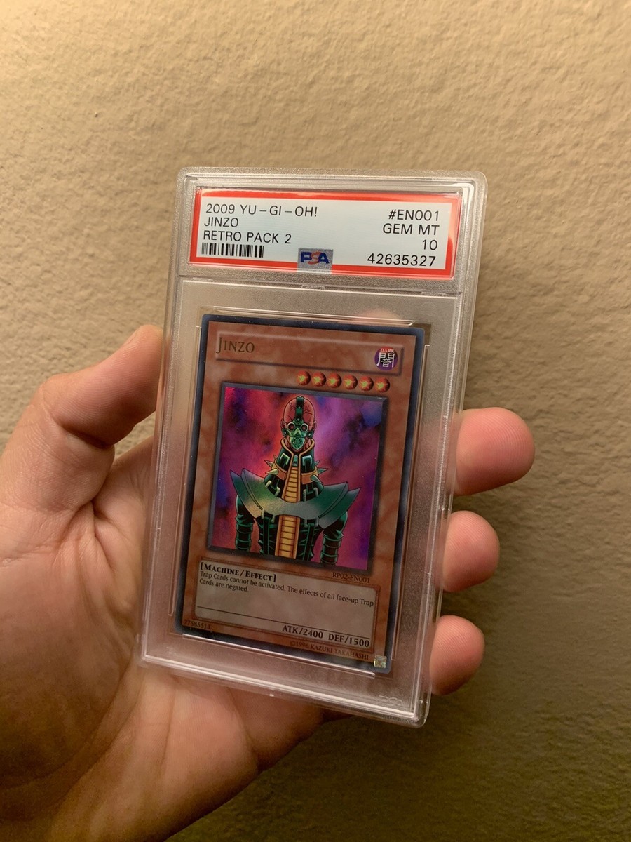 Yugioh Jinzo PSA 10 Retro Pack 2 RP02-EN001 Ultra Rare | eBay Yugioh Jinzo PSA 10 Retro Pack 2 RP02-EN001 Ultra Rare | eBay