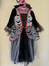 Vampire Girl Costume Child Size 3-4 Toddler Halloween Cosplay Theater Play