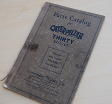 Caterpillar Thirty Tractor Crawler Dozer Parts Manual Book Catalog Vintage 30 Ps