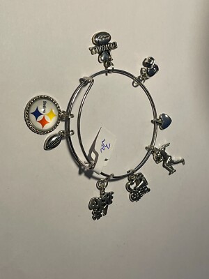 Pittsburgh Steelers Fossil charm bracelet watch Fossil Pittsburgh Steelers Ladies Stainless Steel Charm  main image 4