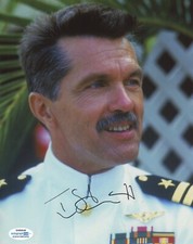 Tom Skerritt Top Gun Autographed Signed 8x10 Photo ACOA 