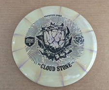 Cloud Stone prototype Spore black Stamp 159g Lux vapor Swirly Lime purple