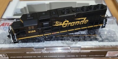 N Atlas SILVER 40004900 GP60 D&RGW Rio Grande Rd# 3154 DCC Ready