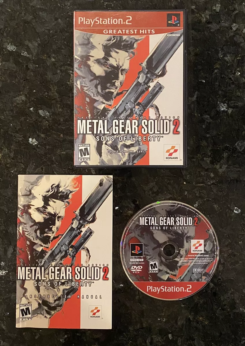 Metal Gear Solid games (Playstation 2) PS2 Tested.