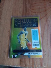 2023-24 NBA Hoops Taylor Hendricks Arriving Now GOLD FOIL #27 Utah Jazz RC