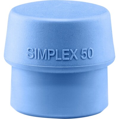 HALDER SIMPLEX Ersatzeinsatz TPE-soft blau 50mm Schlageinsatz Schonhammer NEU