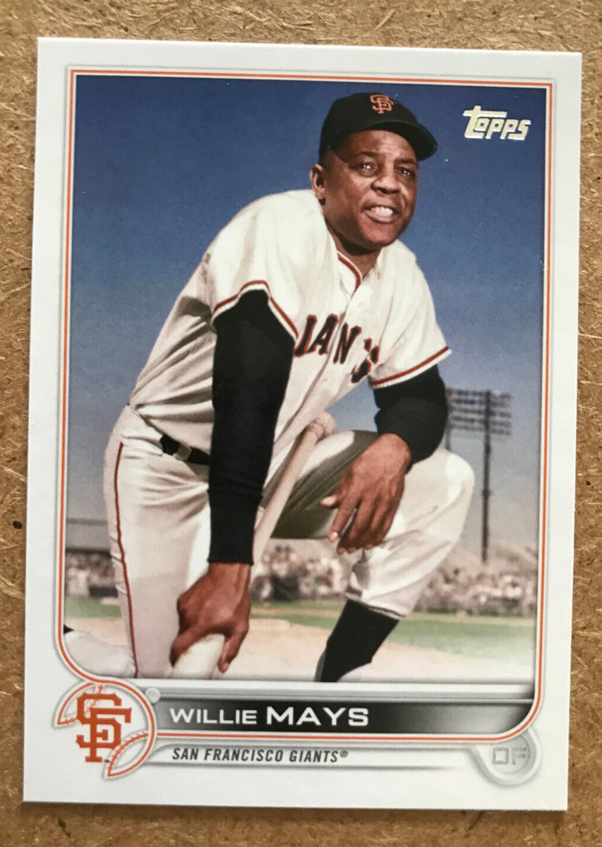 2022 Topps Short Print SP #246 Willie Mays *60 Code Legend Variation