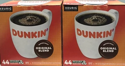 KEURIG K-CUP 88 COUNT DUNKIN' DONUTS MEDIUM ROAST ORIGINAL BLEND COFFEE