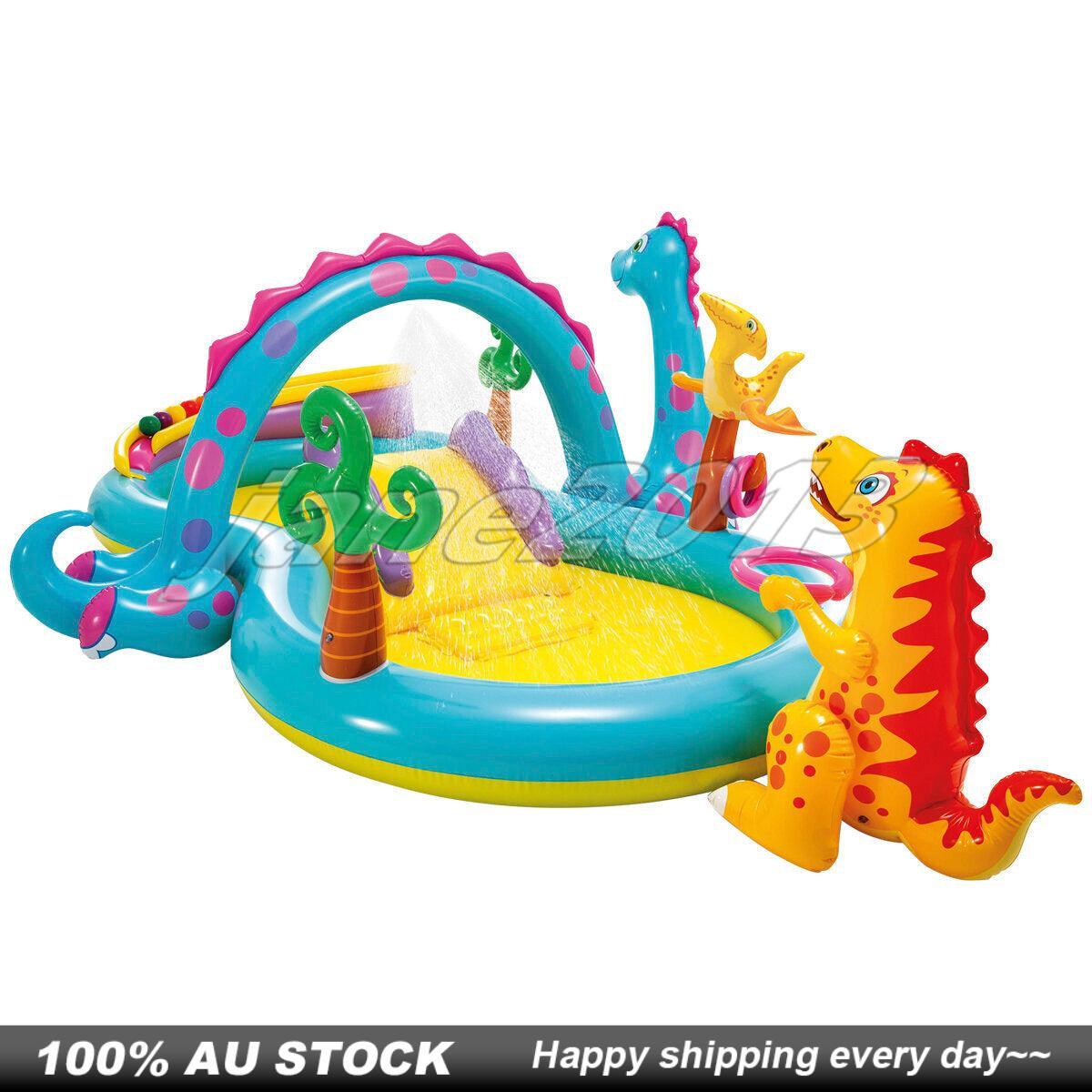 Intex Dinoland Play Centre Pool Inflatable Water Spray Dinosaur