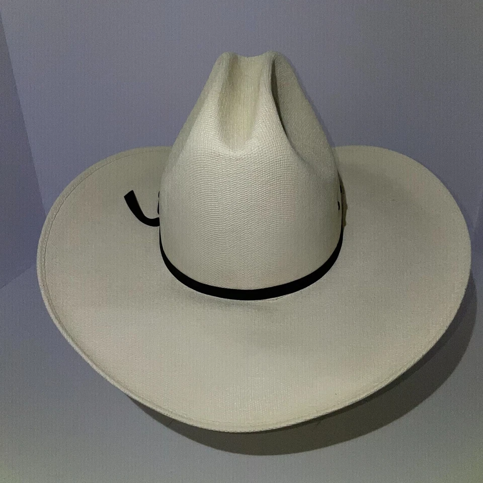 Sombrero Vaquero Western Express Appaloosa Paja Talla 6 7/8 Hecho en México Foto 4 de 4