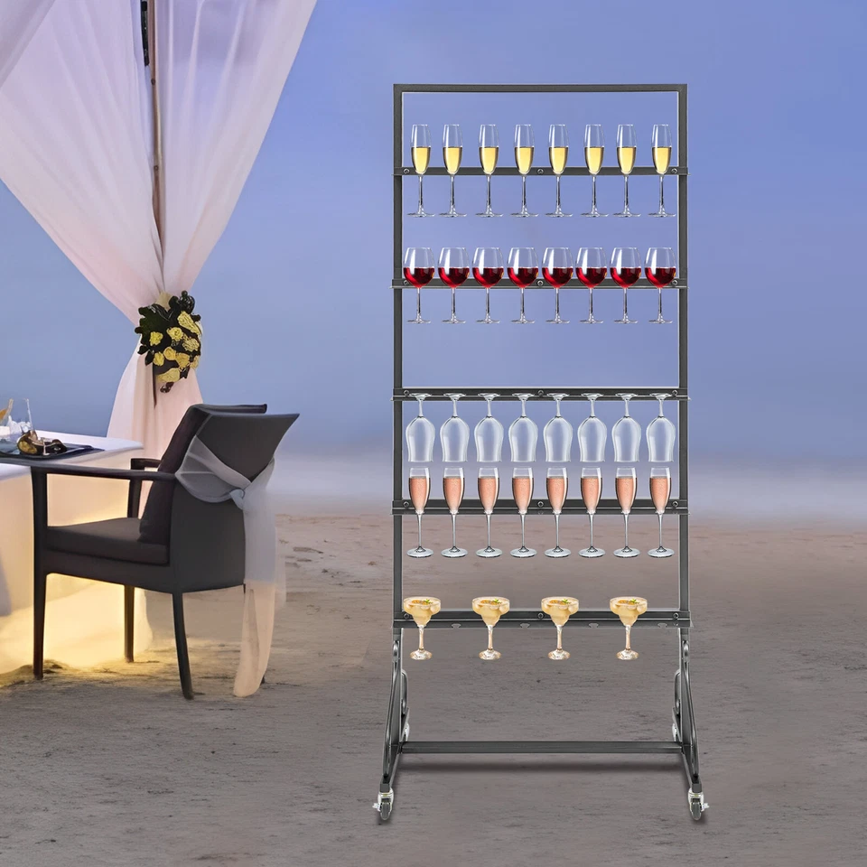 Soporte de exhibición de champán, estante de champán, estante de copa de vino Foto 2 de 4