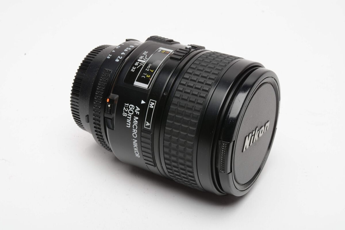 Nikon AF 60mm f2.8D Micro Nikkor lens, caps, Very sharp! | eBay Nikon AF 60mm f2.8D Micro Nikkor lens, caps, Very sharp! | eBay