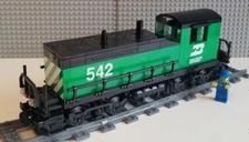 Custom Train Burlington Northern Switcher -Please Read Item Description-