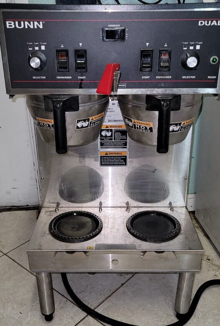 Bunn commercial shop coffee maker manual