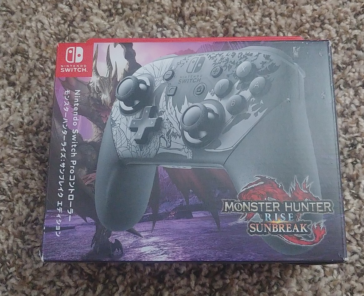 Nintendo Switch Monster Hunter Rise Sunbreak Controller BOX ONLY