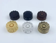 4Pcs High Quality Guitar Speed Control Knobs Embossed Amber Grear guitar knobs