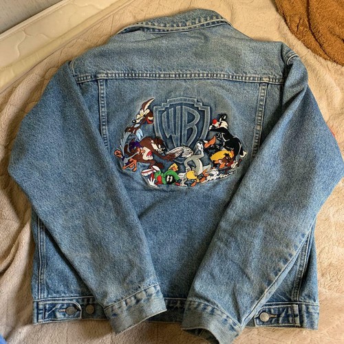 Warner Bros denim jacket sizeL 