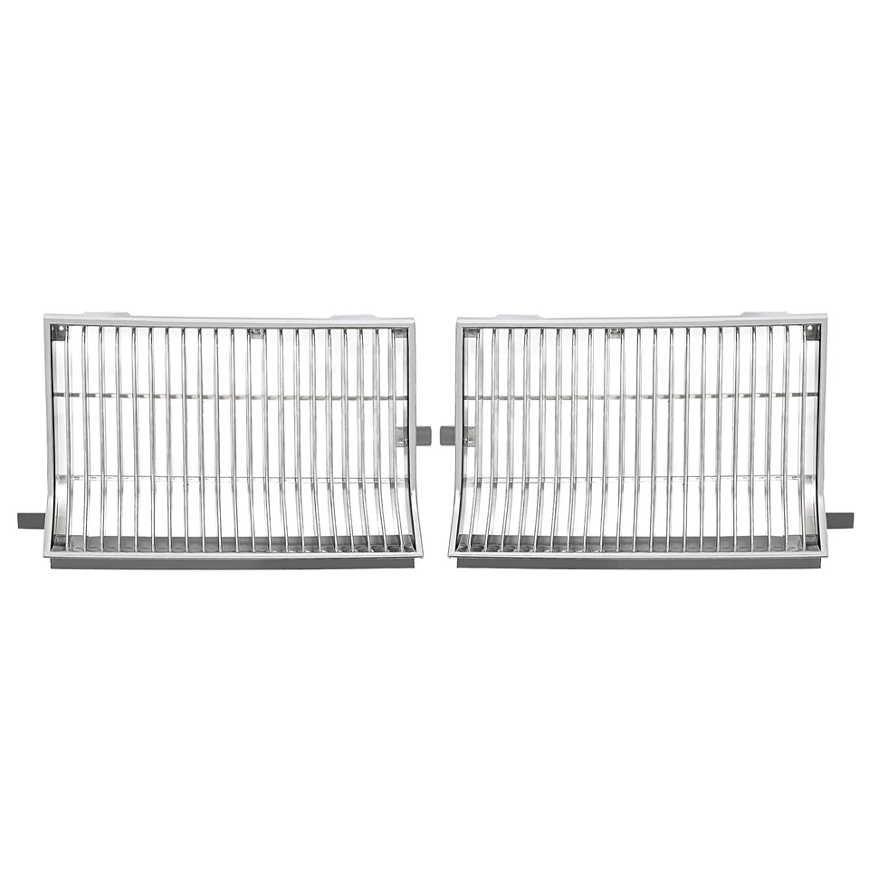 Chrome Grille Grill For Oldsmobile Cutlass 2 Door 1981-1986 22531190 22531191 Foto 4 de 4