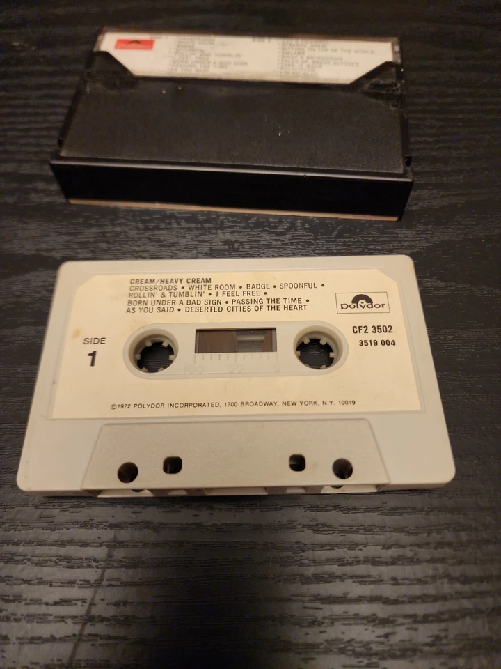 Cream "Heavy Cream" 1972 Cassette Double Album CF-3502 Polydor Foto 3 de 4