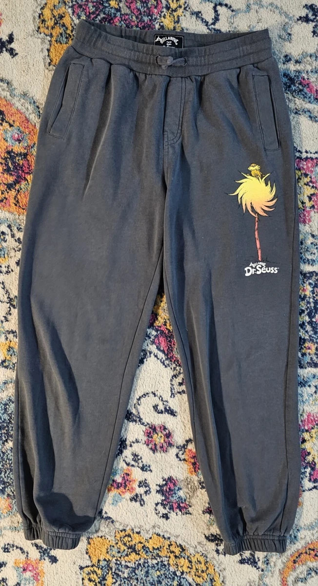 Billabong Dr Seuss LORAX mens LARGE sweatpants Joggers