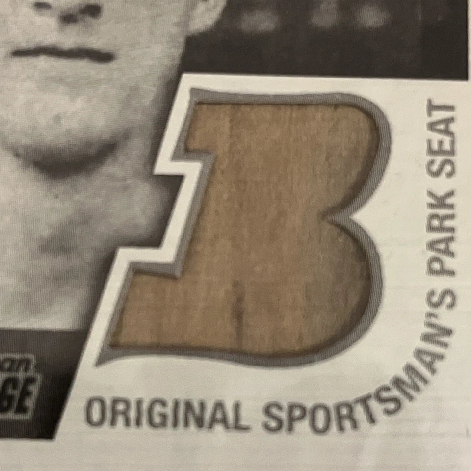 2001 Bowman Heritage - STAN MUSIAL - Сиденье для Стадиона Sportsman's Park - КАРДИНАЛЫ - Изображение 3 из 3