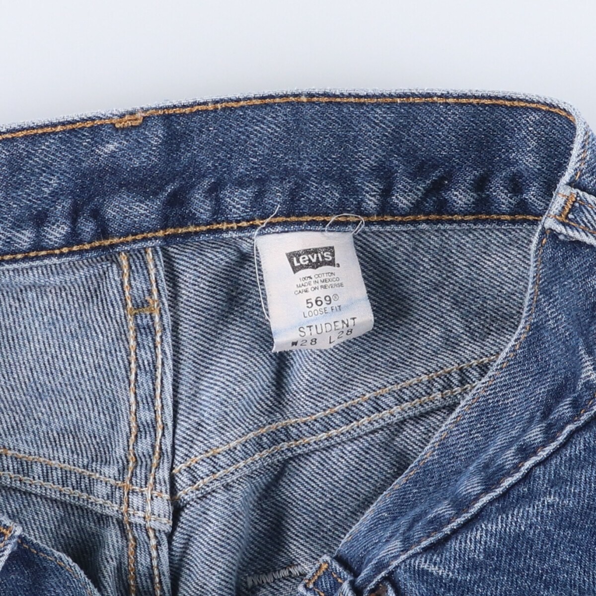 パンツ 00's Levi's 569 Denim Pants Made in USA Levi's 569 Loose Straightjeans - 34x32 Black Stonewashed