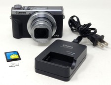 Canon PowerShot G7 X Mark III Digital Camera Silver w/ Battery Charger 64GB Card