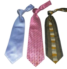 Steven Land Classic Silk Neck Ties a Lot of 3