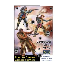 Master Box Zombieland Series 1/35 Road to Freedom! - Zombie Hunters New