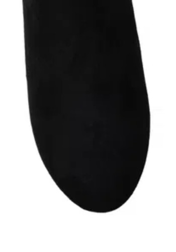 BNIB MISS KG KURT GEIGER VELVET BLACK KNEE BOOTS Black Sz: uk 4/37 RRP:£109 image 4