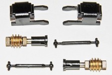 Life-Like Proto 2000 SD7 SD9 Dog Bone Shaft, Worm Gear & Cover Clips HO Scale