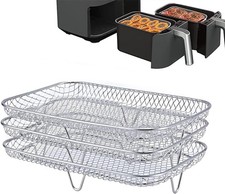 3-Tier Air Fryer Rack Baking Accessories for Ninja Tower Air Fryer Paper Liners