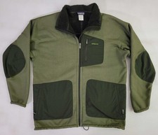Vtg Patagonia Made in USA Outdoor 2 Tone Green Fleece Lined Jacket Men's Large