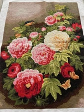 Handmade Gift completed finished cross stitch pieces 16''x 22'' New Decor