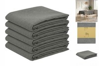 Tischdecke 5 Stk. Rechteckig Hellgrau 140X180 Cm