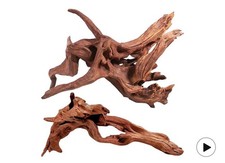 2PC 10-14  Natural Driftwood Aquarium Fish Tank Reptile Decor