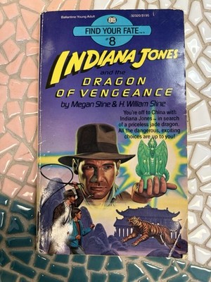Find Your Fate Adventure #8 Indiana Jones And The Dragon Of Vengeance 1st Ed. PB