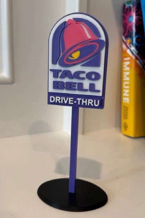 Tacobell (タコベル) 看板 Amazon.com: YFSIGN Taco Bell - Retro Metal Tin Sign Vintage Plaque