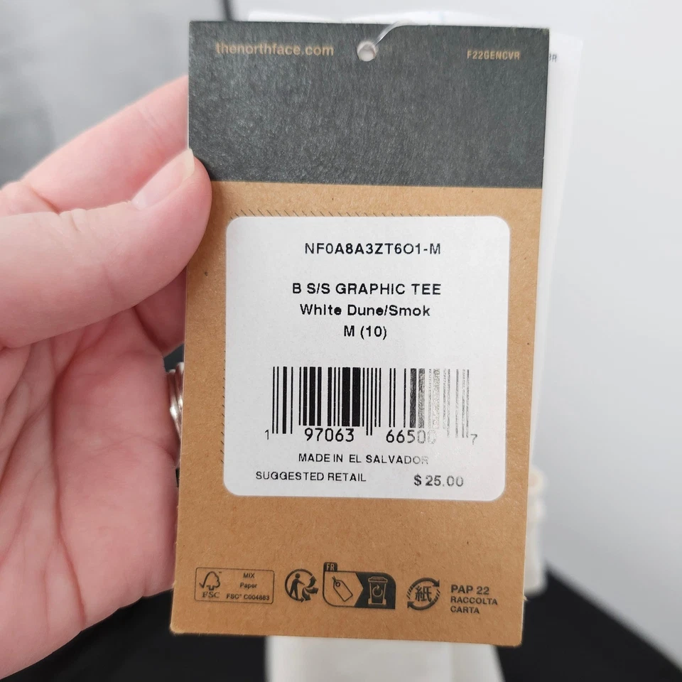 Camiseta The North Face X Smokey Bear Nueva con Etiquetas Keep it Verde Gráfico Niños M (10) Foto 4 de 4