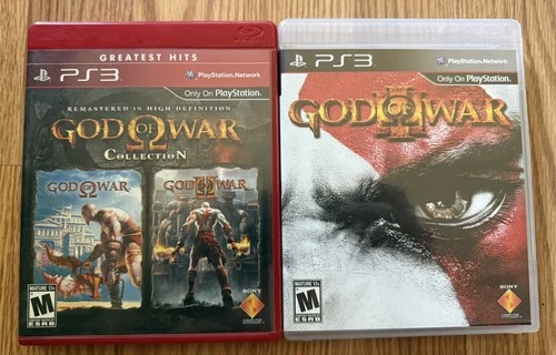 Sony PlayStation 3 PS3 God Of War Collection Greatest Hits & God Of War III