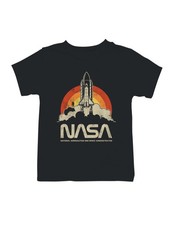 Officially Licensed Nasa Space Shuttle Retro Art Youth's T-shirt
