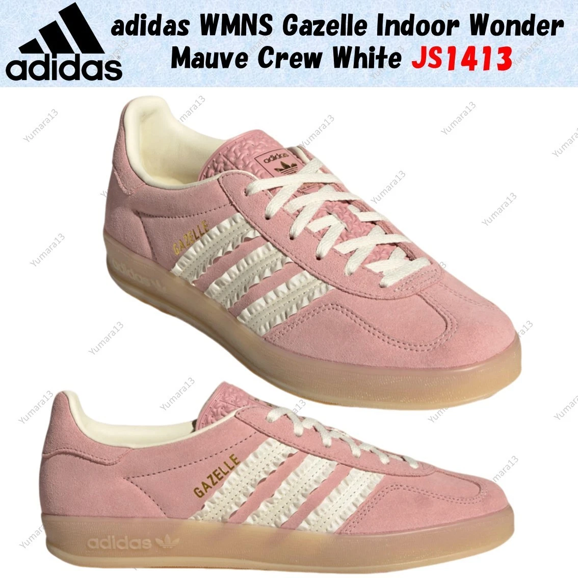 adidas gazelle silver green womens ADIDAS W Gazelle Indoor pink JS1395