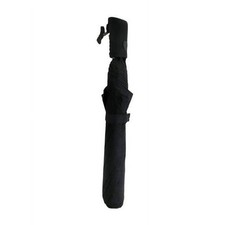 Automatic Open Folding Rain Umbrella with Windproof Design Black Compact Travel
