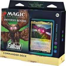 Magic The Gathering Fallout Commander Deck Mutant Menace Display