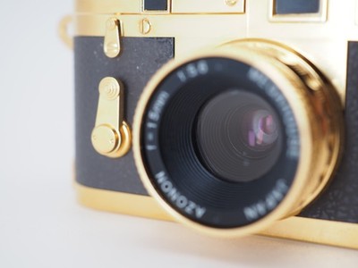 SALE Limited [Unused in Box] SHARAN Leica M3 Gold Model mini Film
