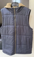 Original Weatherproof Vintage Men’s Puffer Vest (M) Black Navy