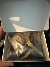 Vigorous Beauty Clip in Full Hair Extension new in Box Black Blonde Mix 20"
