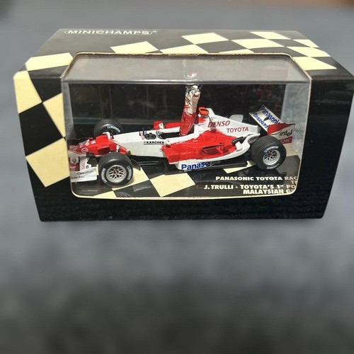 Limited 1/43 F1 Minichamps Toyota Trulli Malaysia Gp - Picture 1 of 6