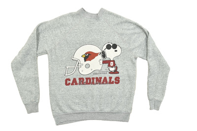 Vintage St Louis Cardinals NFL Sweatshirt Snoopy Peanuts Joe Cool