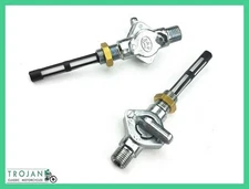 PETROL TAPS, BAP, MAIN, RESERVE, 1/4 x 1/4, FOR TRIUMPH NORTON, 60-7266, 60-7267